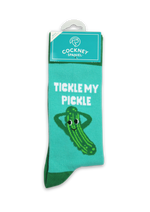 Tickle my pickle - funny Valentine's socks | Laughing Sisters UK