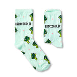 Broccoholic funny socks for vegans | Laughing Sisters UK