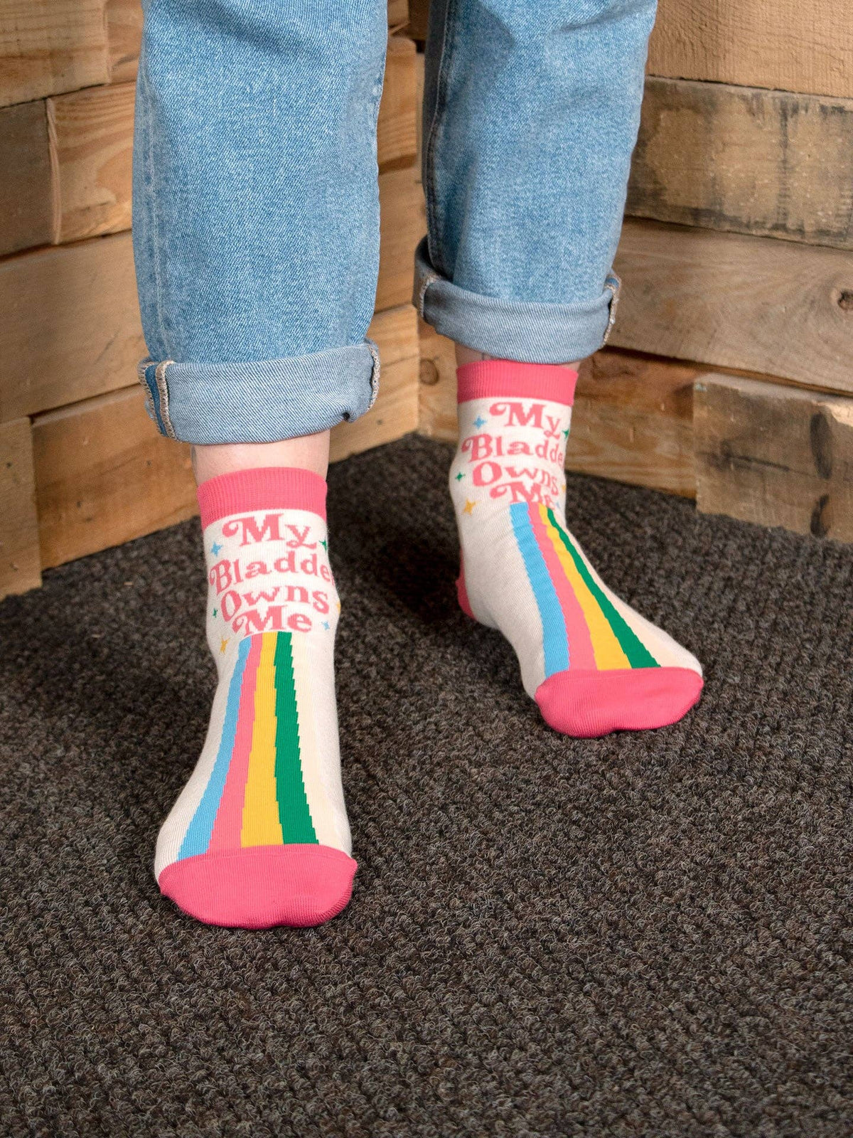 'My Bladder Owns Me' Ankle Socks