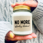 No More Bloody Chemo - Cancer Support Gift Candle | Laughing Sisters UK