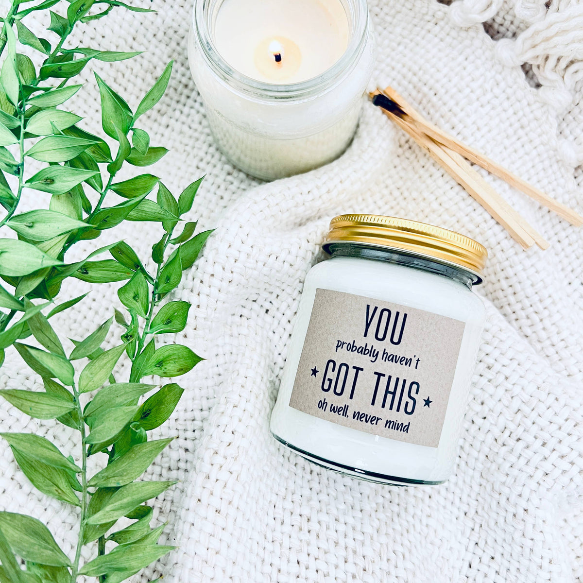 Funny 'you got this' candle | Laughing Sisters UK