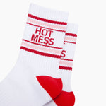 Hot Mess Organic Cotton Women's Sport Socks | Laughing Sisters UK