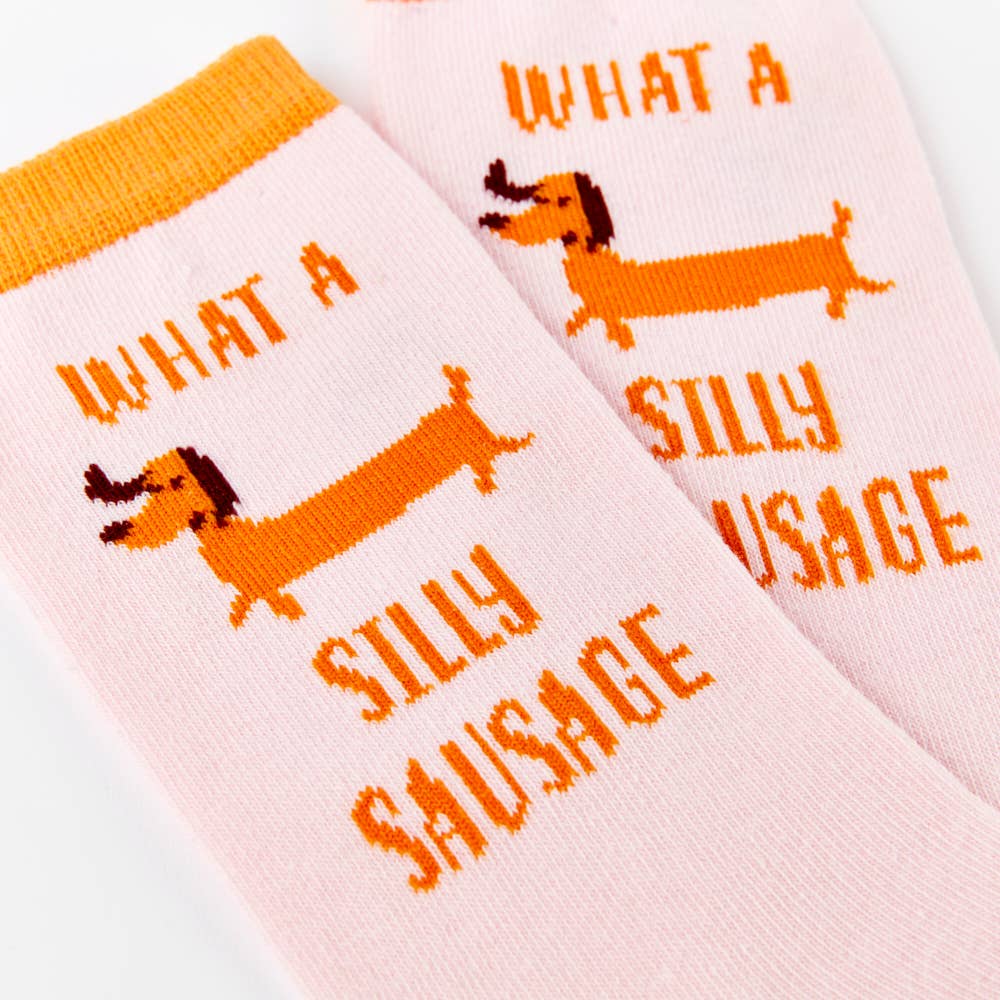 Silly Sausage - Funny women's socks | Laughing Sisters UK