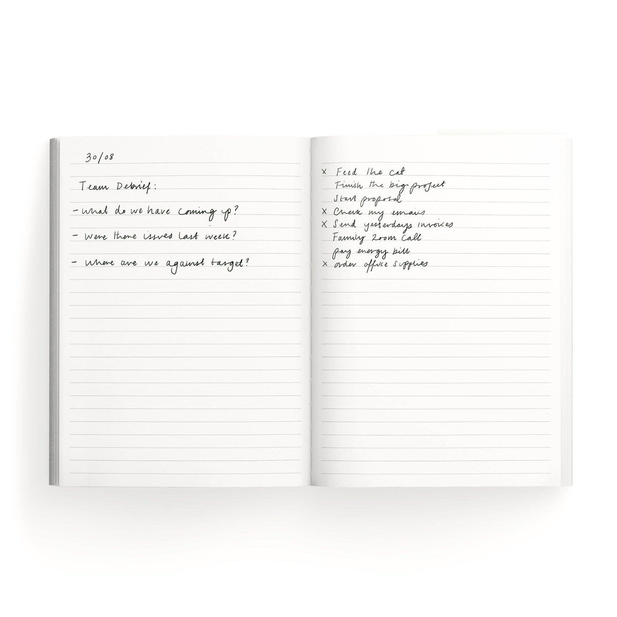 Dreams, schemes & memes A5 Notebook | Laughing Sisters UK