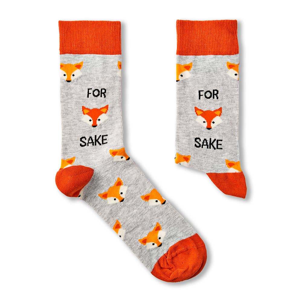 For Fox Sake - Funny Socks | Laughing Sisters UK