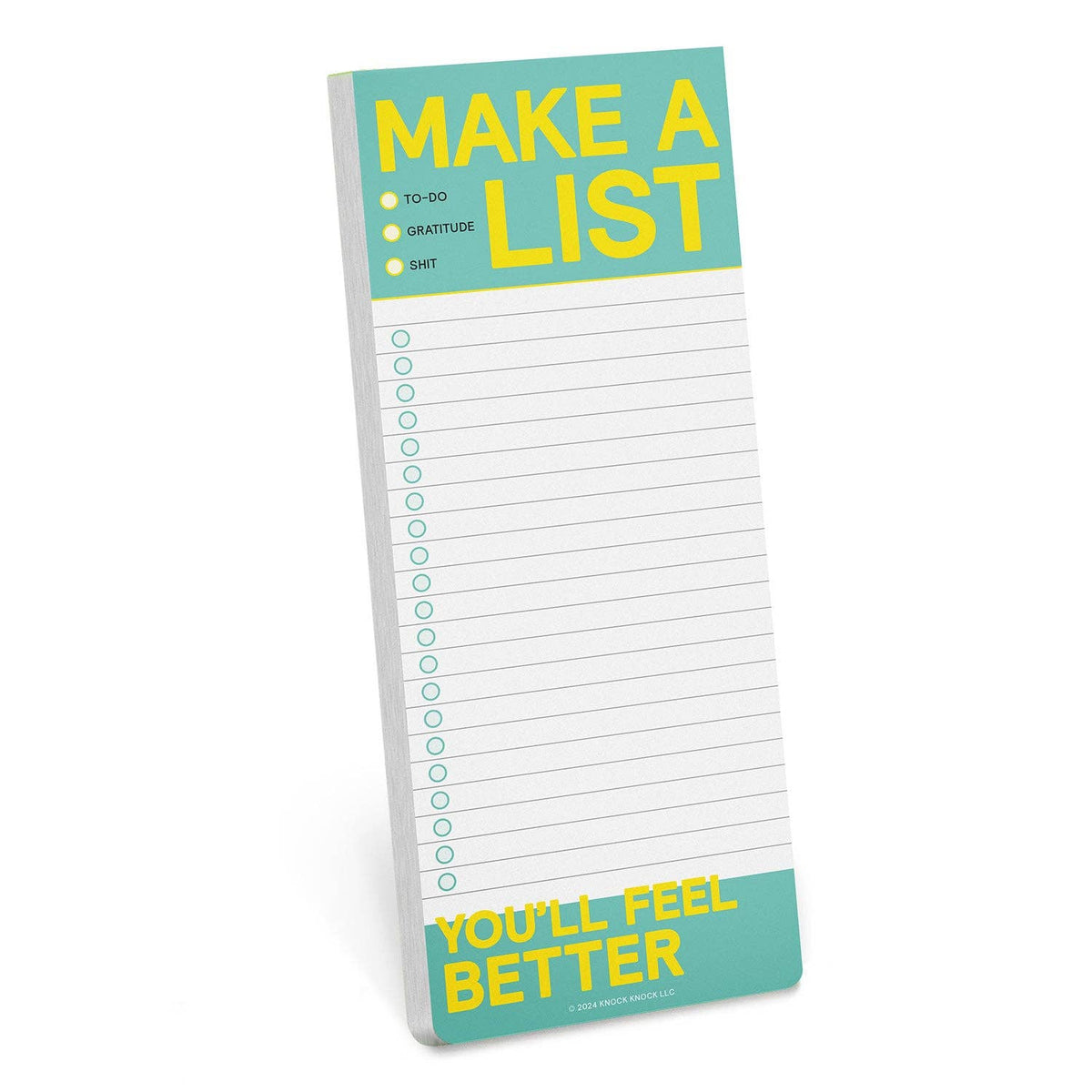 Make a List Funny List Notepad | Laughing Sisters UK