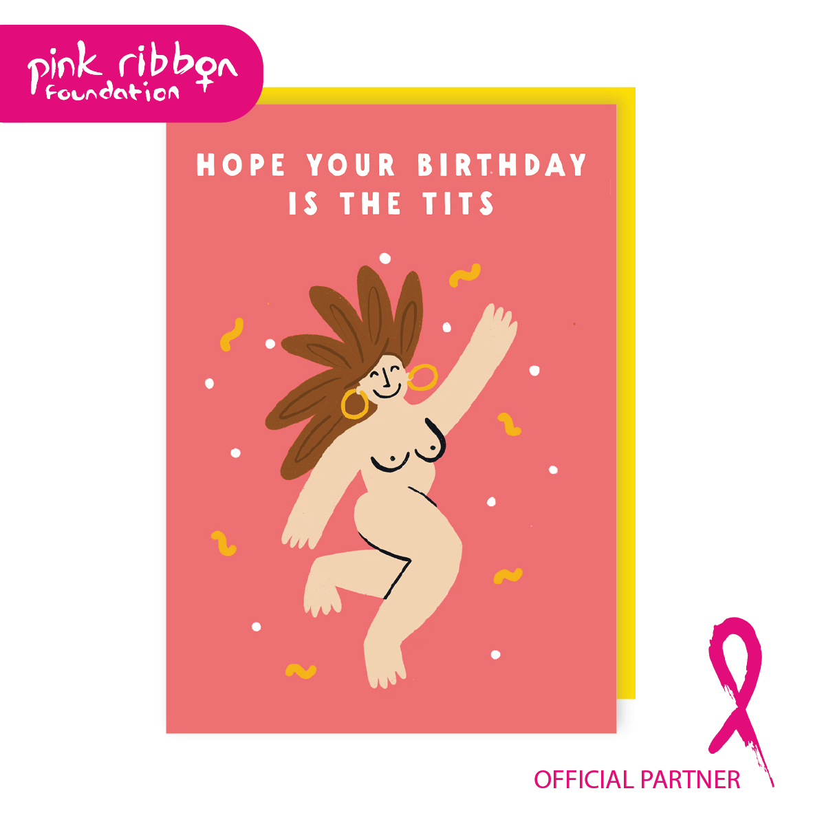 Hope your birthday is the tits - fun birthday card for her | Laughing Sisters UK