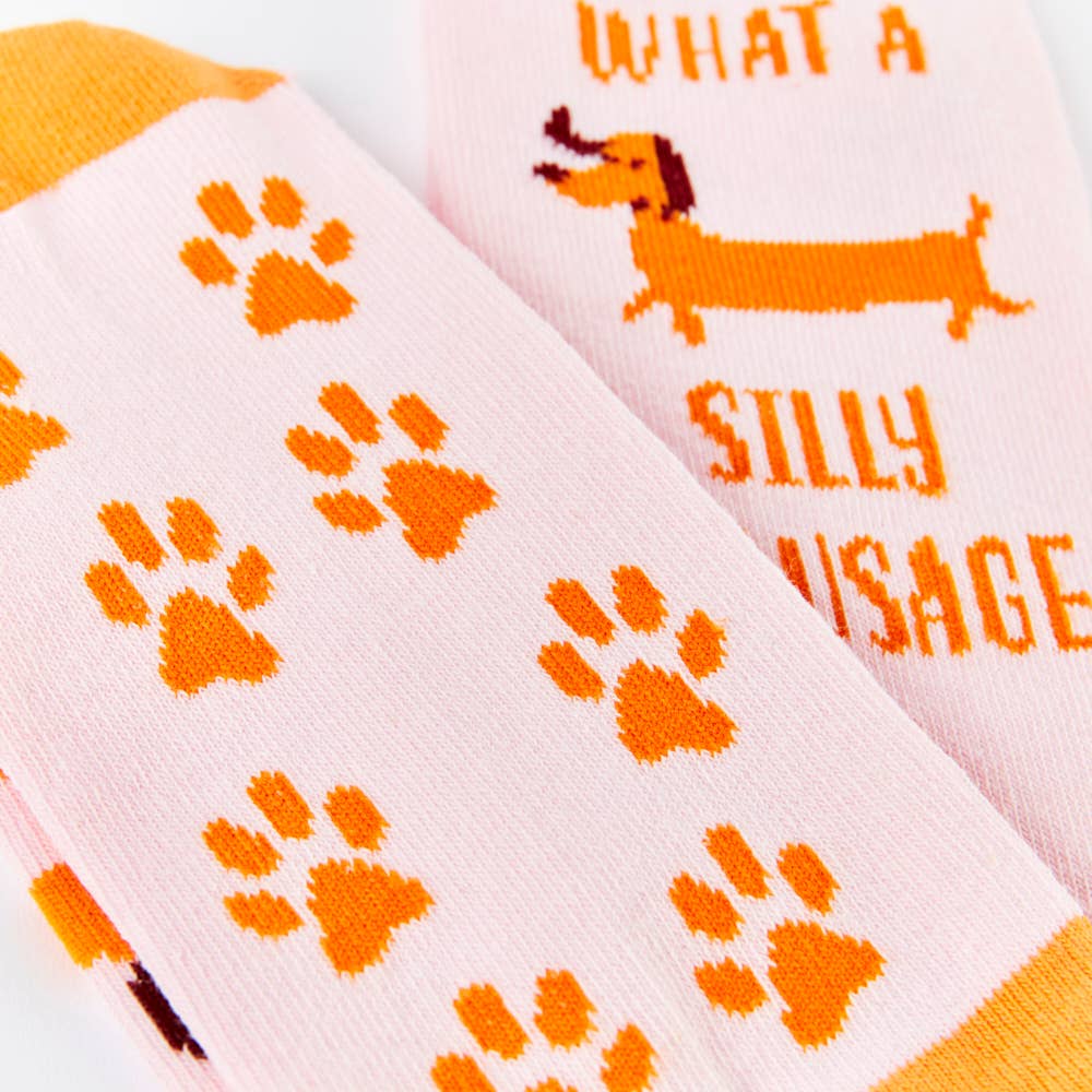 Silly Sausage - Funny women's socks | Laughing Sisters UK
