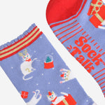 Christmas Cat Women's Bamboo Socks | Laughing Sisters UK