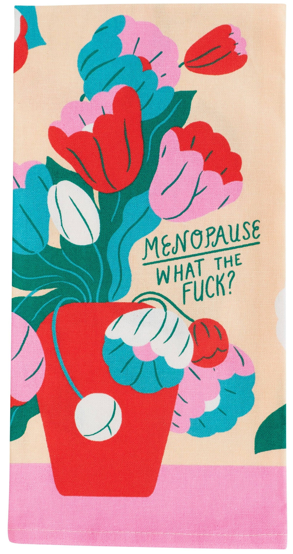 Menopause What the F*ck Tea Towel Gift UK