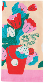 Menopause What the F*ck Tea Towel Gift UK