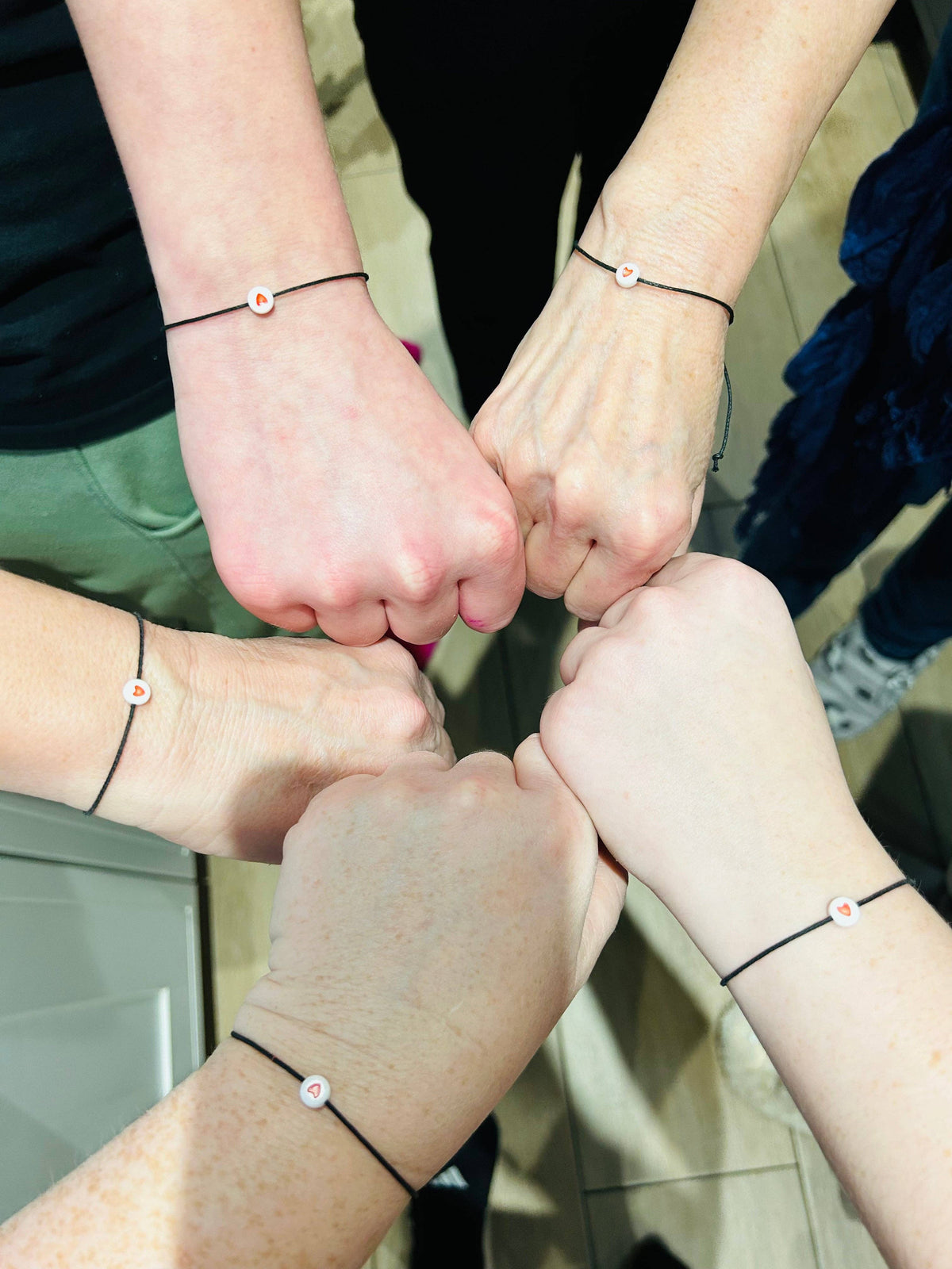 Happy Galentine's Day Wish String Bracelet | Laughing Sisters UK