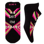 No Shit I'm Dramatic - Funny Women's Trainer Socks | Laughing Sisters UK