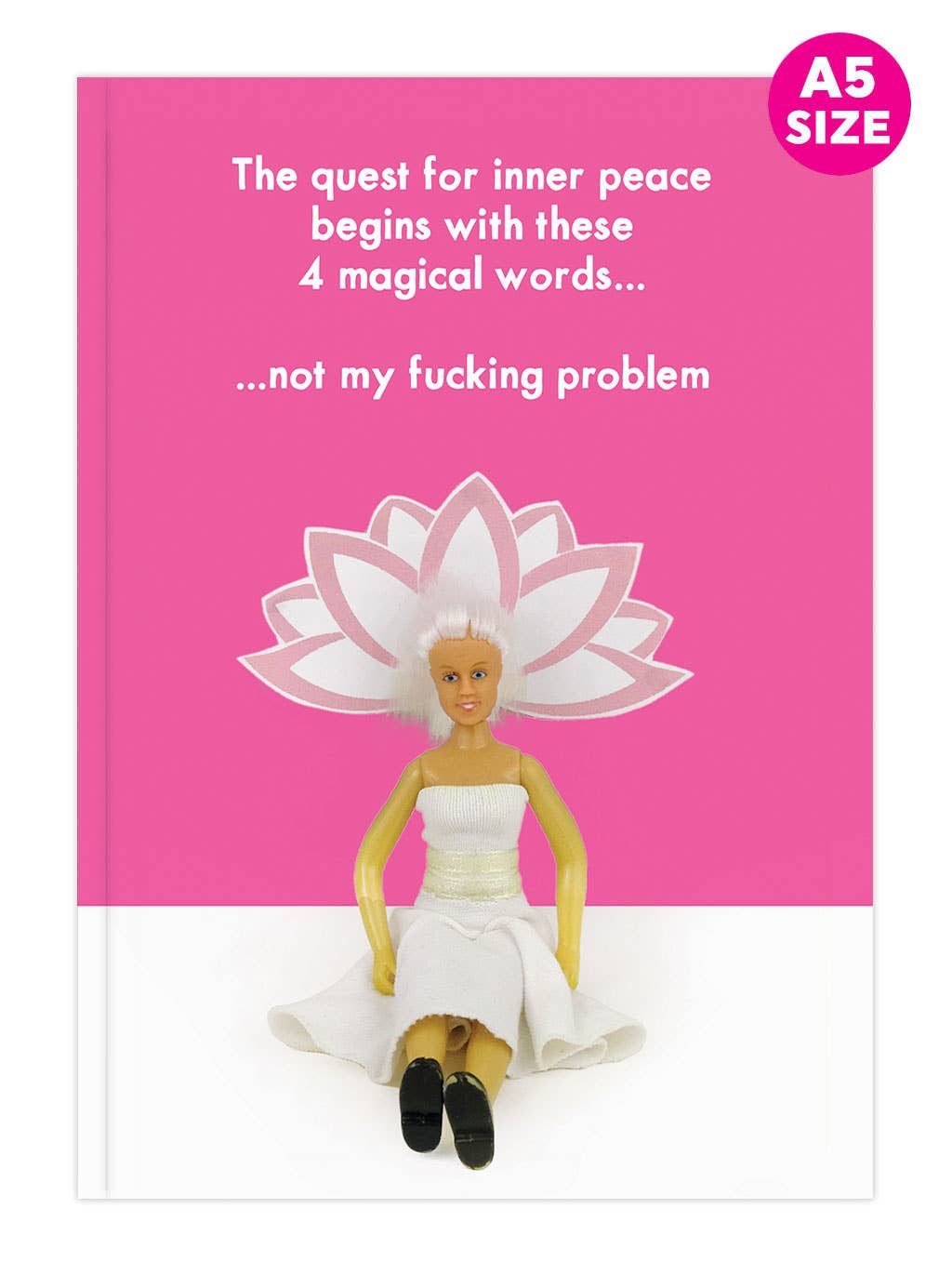 Quest For Inner Peace - Funny A5 Notebooks