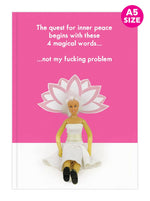 Quest For Inner Peace - Funny A5 Notebooks