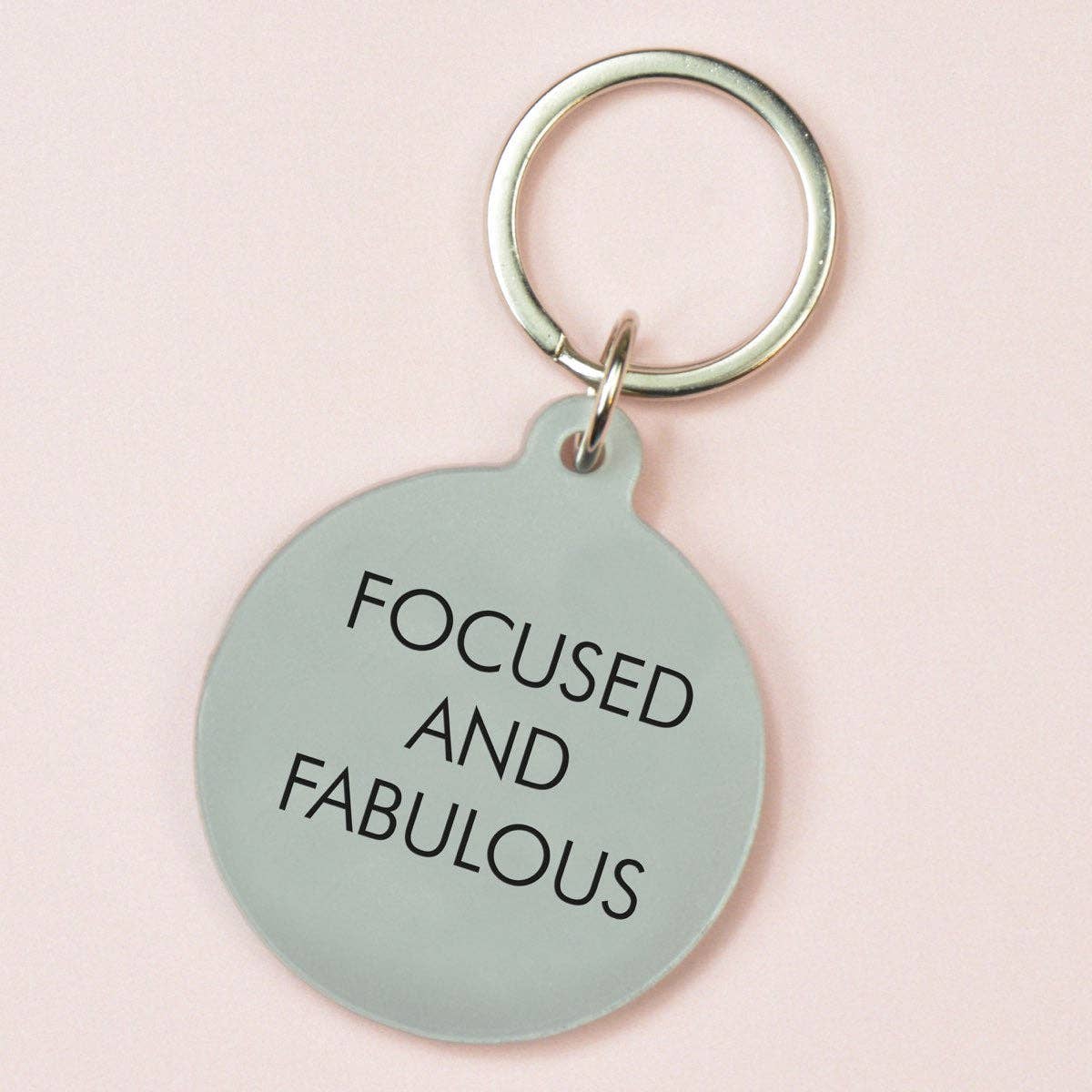 Focused and fabulous keyring - gift for work friend | Laughing Sisters UK