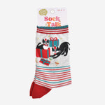 Cute Christmas Cats Women's Bamboo Socks | Laughing Sisters UK