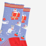Christmas Cat Women's Bamboo Socks | Laughing Sisters UK