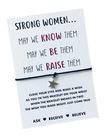 Strong Women Wish String Bracelet | Laughing Sisters UK