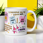 My Fucking Affirmation Mug - motivational self care gift | Laughing Sisters UK
