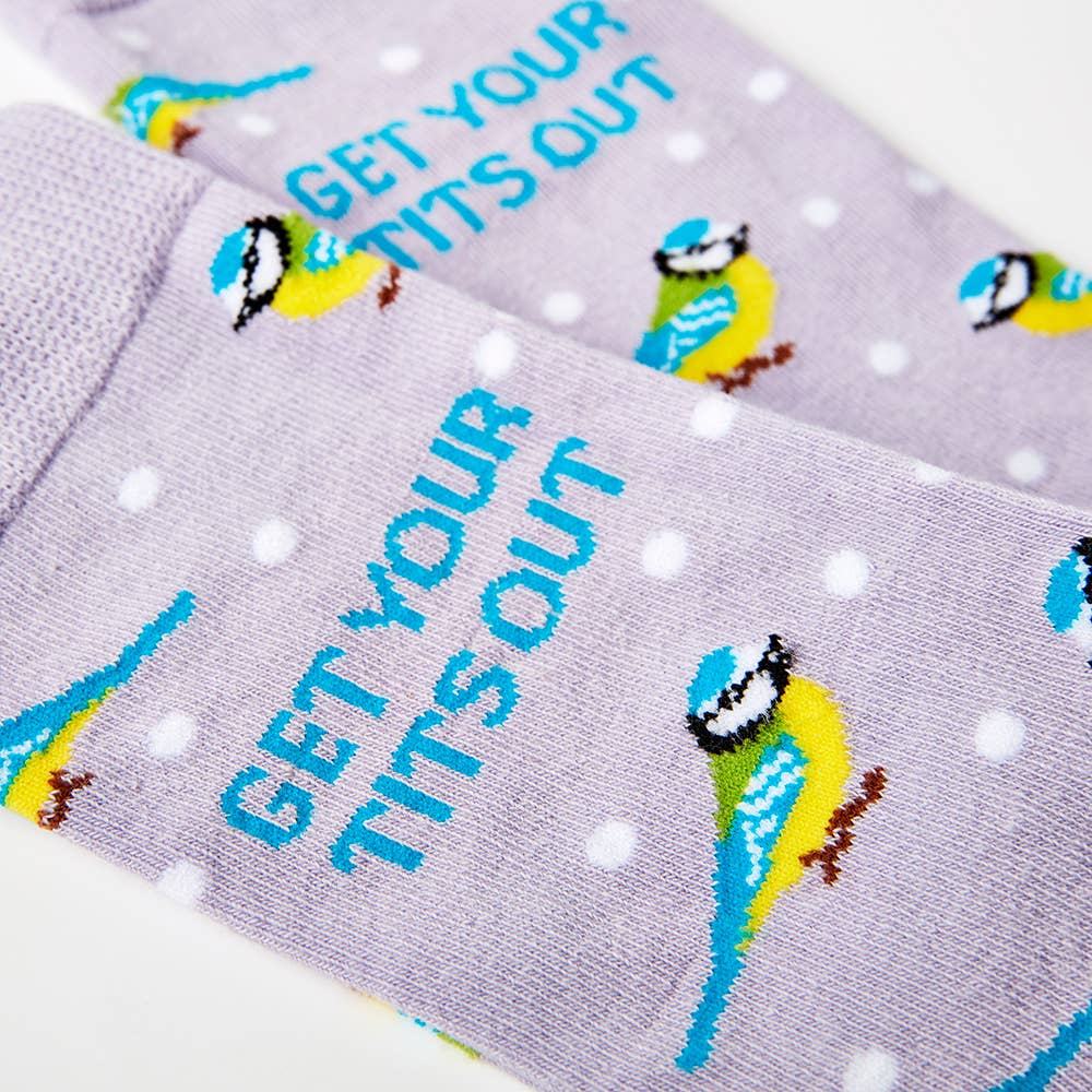Get your tits out - funny socks | Laughing Sisters UK