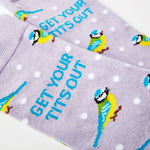 Get your tits out - funny socks | Laughing Sisters UK