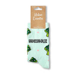Broccoholic funny socks for vegans | Laughing Sisters UK