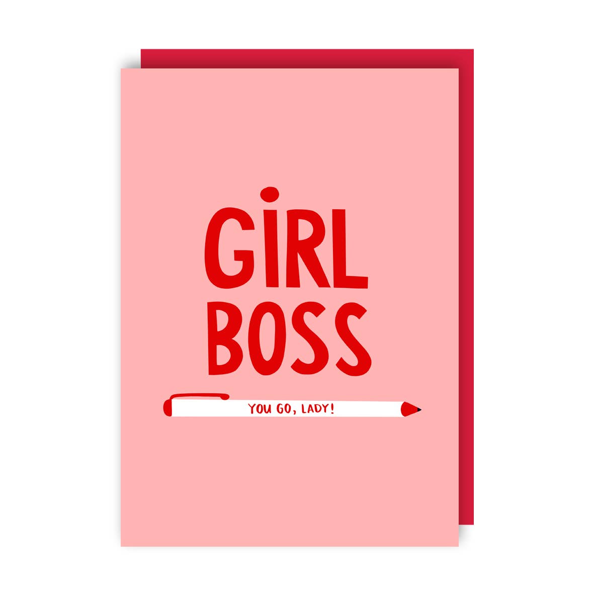 Girl Boss New Job Congratulations Card | Laughing Sisters UK