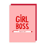 Girl Boss New Job Congratulations Card | Laughing Sisters UK