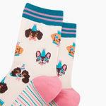 Party dogs - funny socks for dog lovers | Laughing Sisters UK