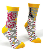 C'est La Fuckin Vie Socks - sweary socks for women | Laughing Sisters UK