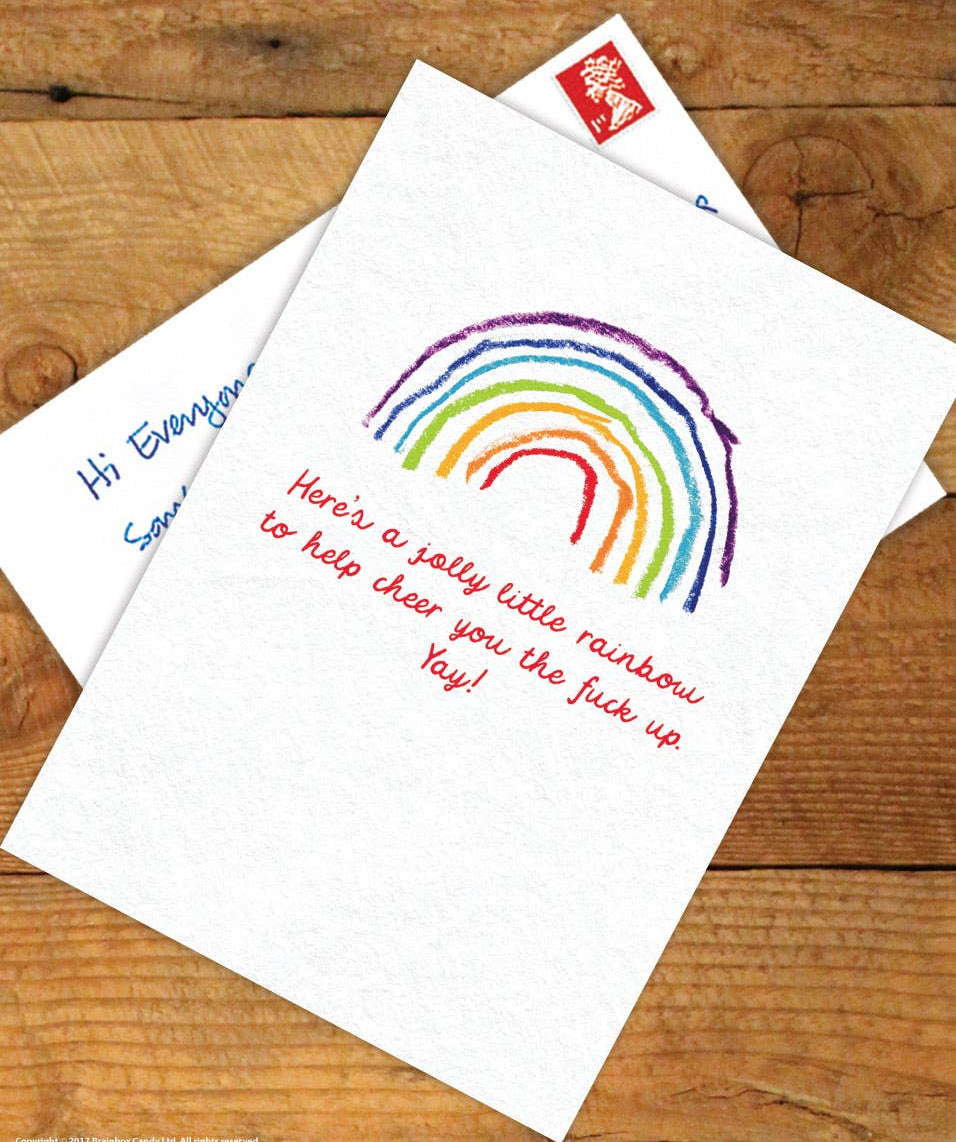 Cheer the fuck up Postcard - sweary pick me up gift | Laughing Sisters UK