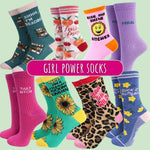 Funny Feminist Socks - Gifts for Strong Women | Laughing Sisters UK