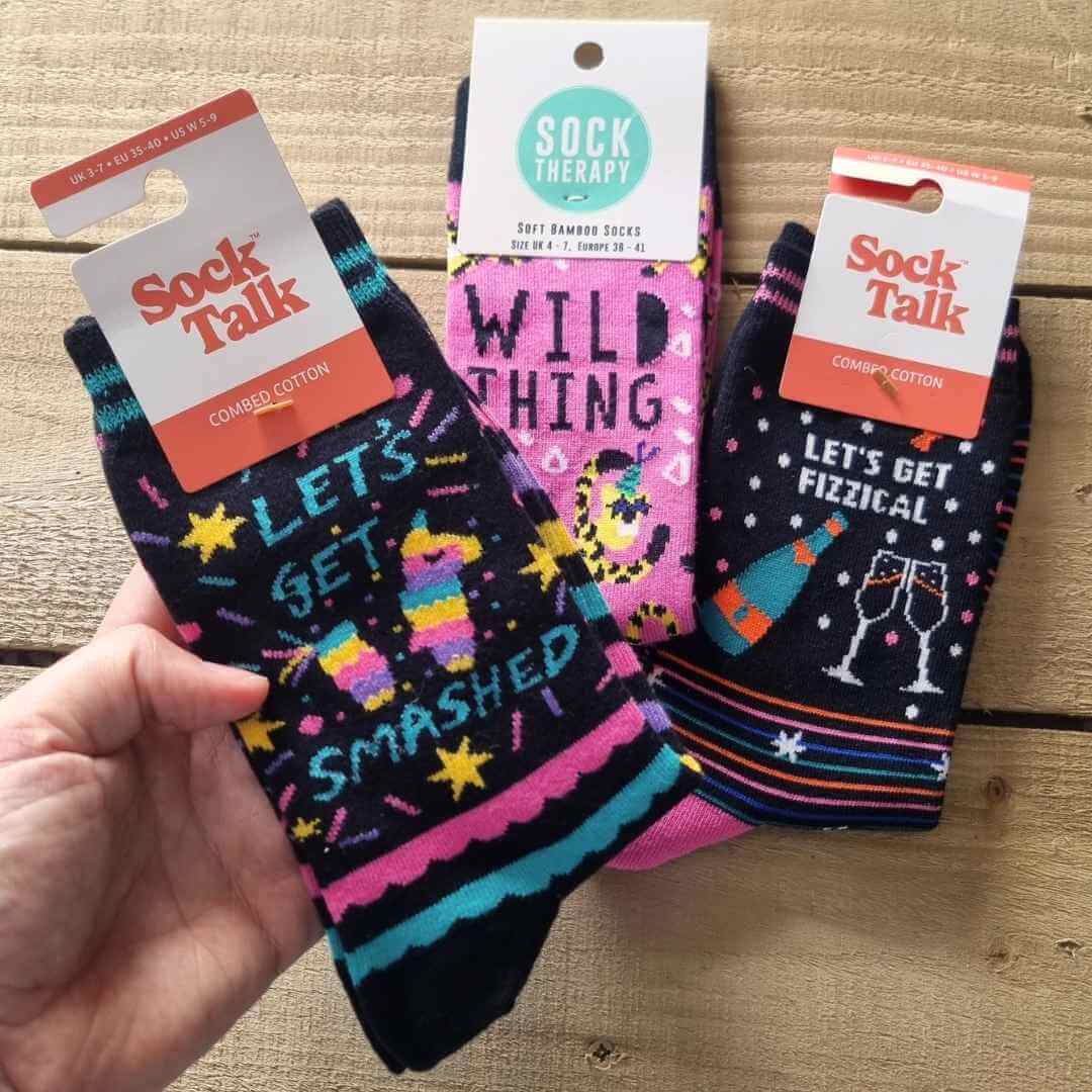Life of the Party Sock Bundle - funny socks for party girls | Laughing Sisters UK