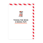 Badass Mum - Gemma Correll Mother's Day Card | Laughing Sisters UK
