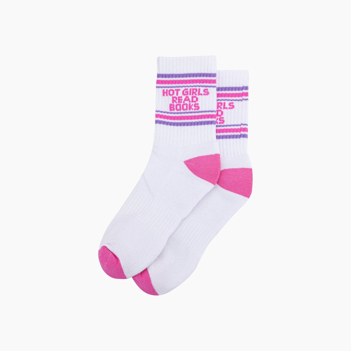 Hot Girls Read Books Socks - socks for a book girl | Laughing Sisters UK