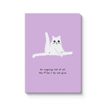 All the f*cks I do not give - funny Ken the Cat Notebook | Laughing Sisters UK