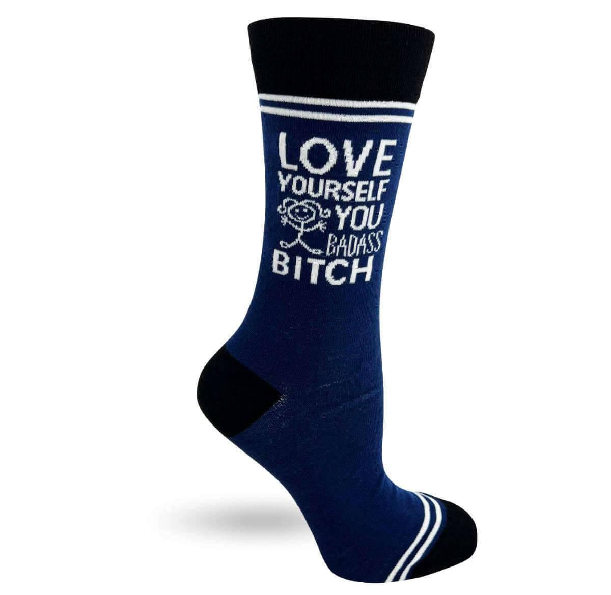 Love Yourself You Badass Bitch Socks - Self Care Gift Ideas | Laughing Sisters UK