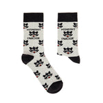 Midnight snacker racoon socks - funny socks | Laughing Sisters UK