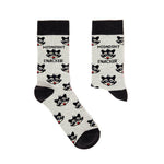 Midnight snacker racoon socks - funny socks | Laughing Sisters UK