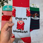Pigs & Puds Christmas Sock Bundle - funny xmas socks for men | Laughing Sisters UK