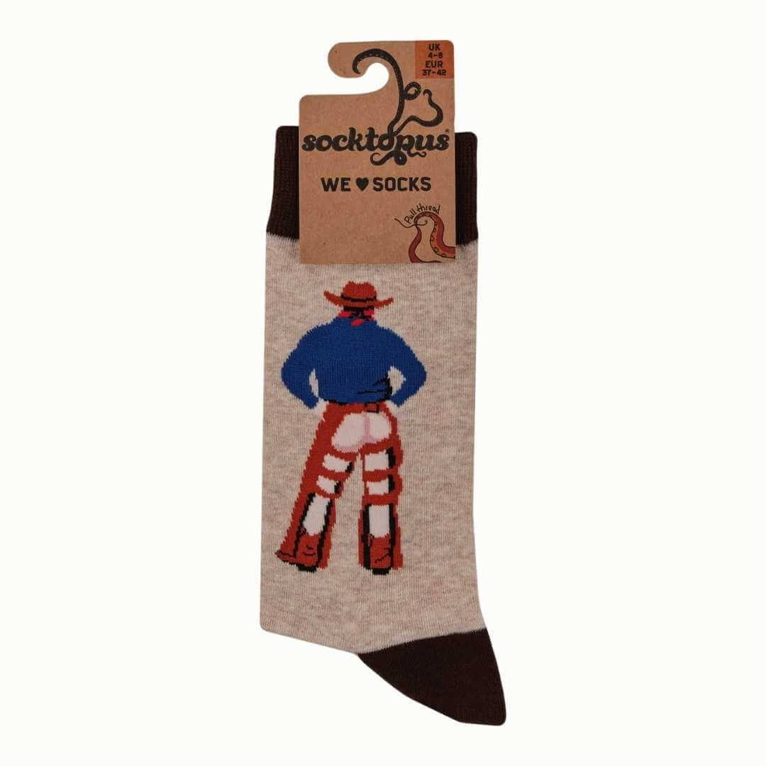 Rawhide socks - funny socks for wannabe cowgirls | Laughing Sisters UK
