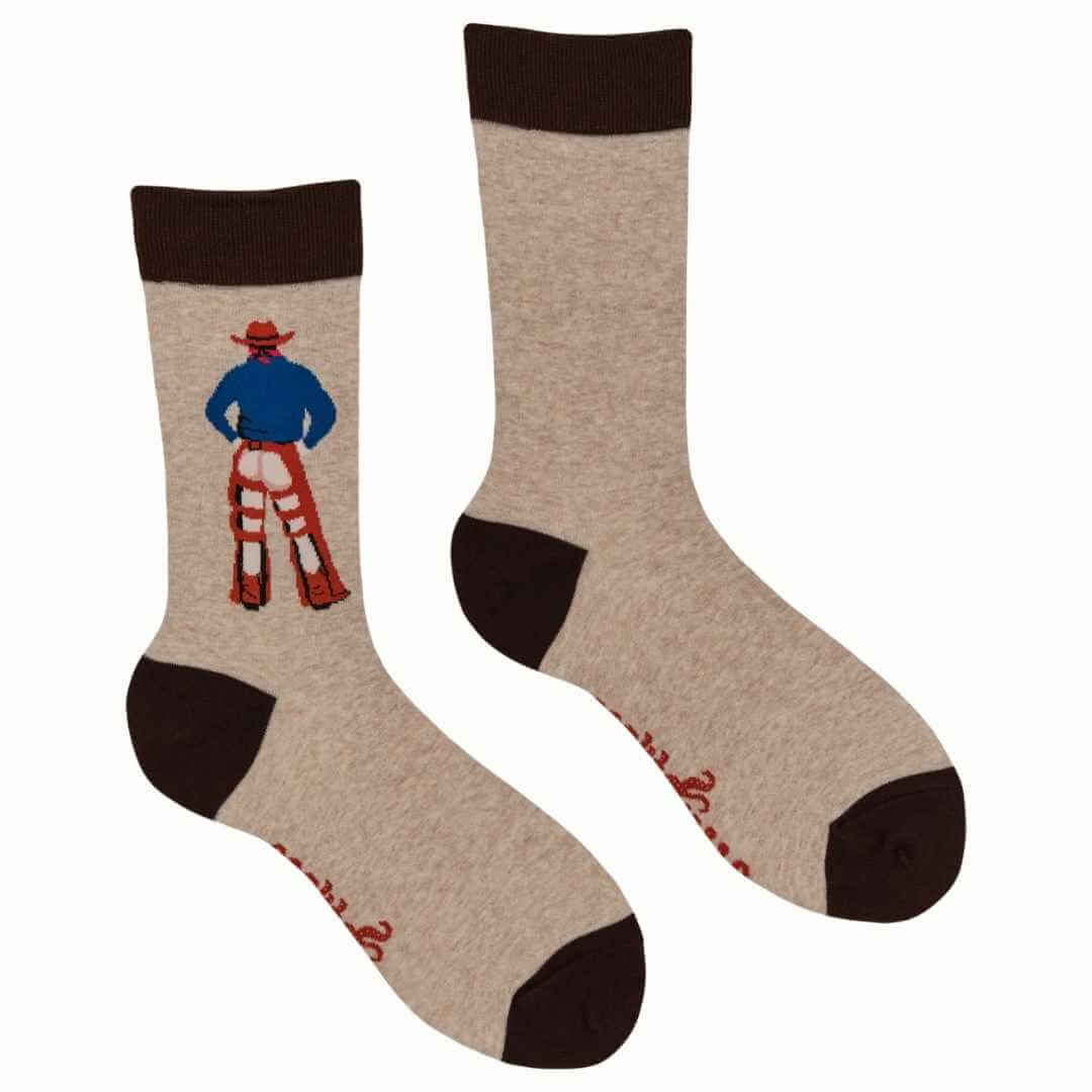 Rawhide socks - funny socks for wannabe cowgirls | Laughing Sisters UK