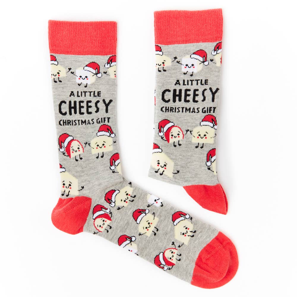 Cheesy Christmas Gift Socks | Laughing Sisters UK