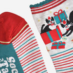 Cute Christmas Cats Women's Bamboo Socks | Laughing Sisters UK