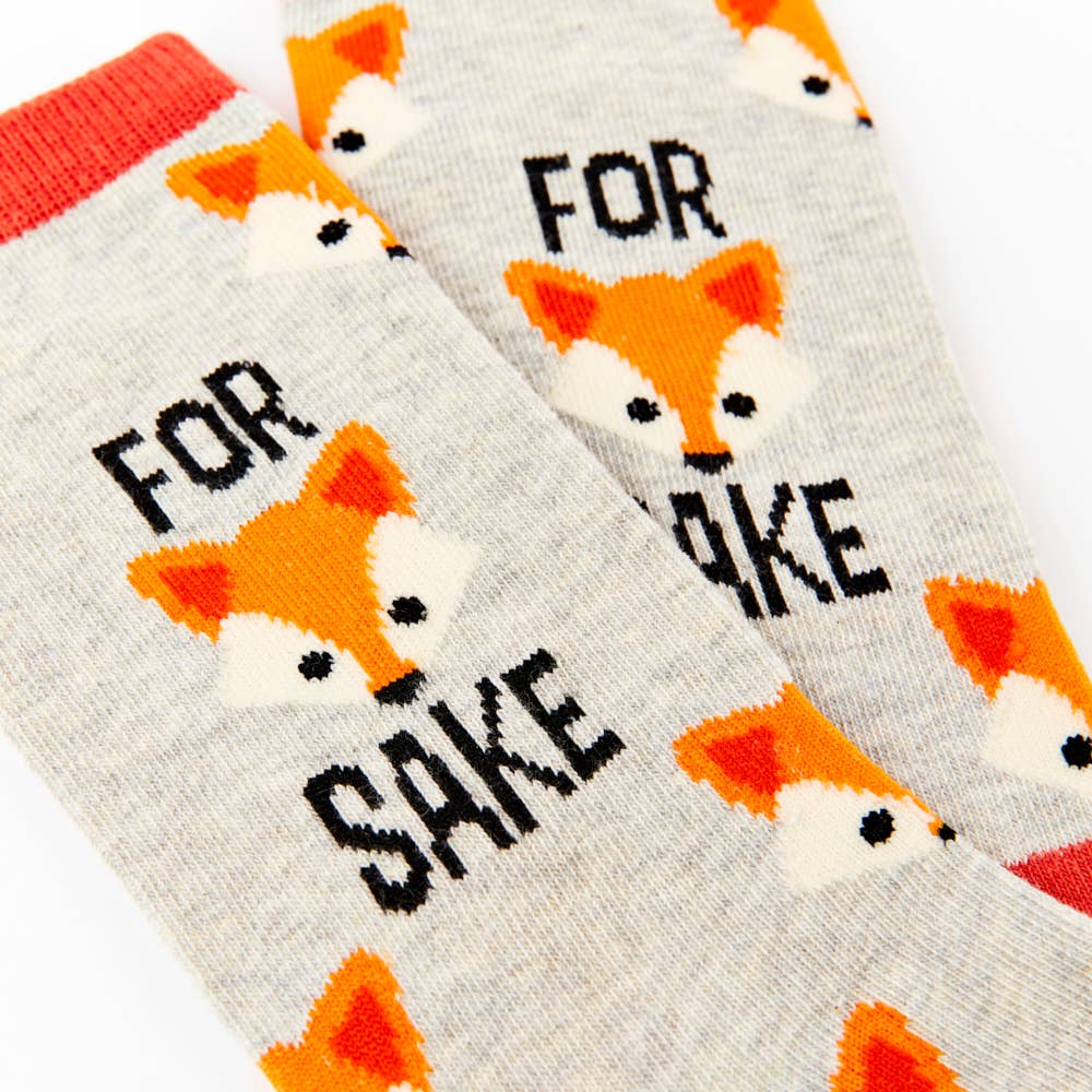 For Fox Sake - Funny Socks | Laughing Sisters UK