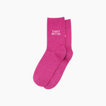 THAT BITCH Pink Glitter Socks for Women. Funny Feminist Socks | Laughing Sisters UK