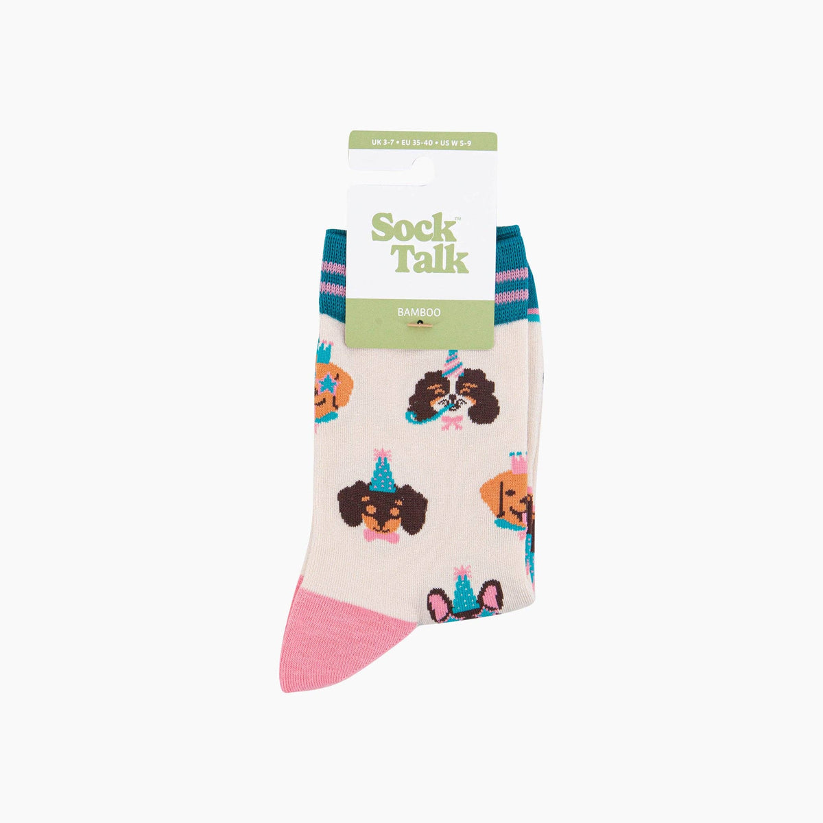 Party dogs - funny socks for dog lovers | Laughing Sisters UK