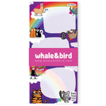 Animals & Rainbows Magnetic Notepad - Books & Stationery