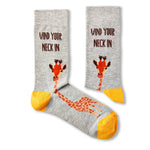 Wind your neck in giraffe socks | Laughing Sisters UK